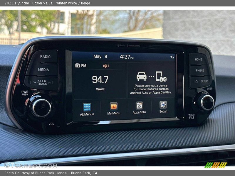 Controls of 2021 Tucson Value
