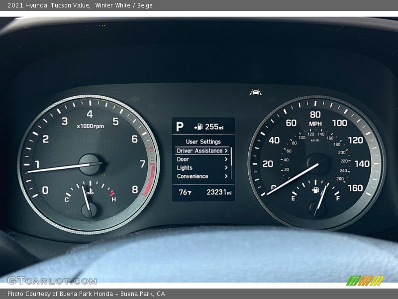  2021 Tucson Value Value Gauges