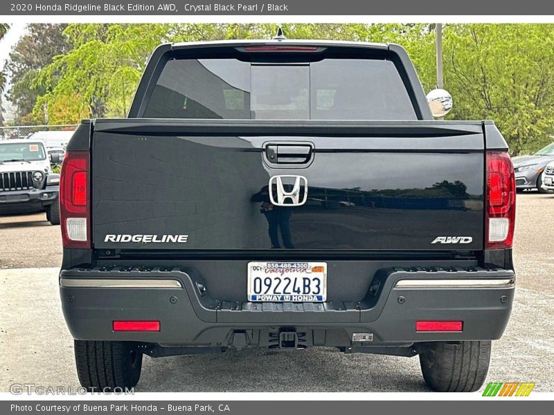 Crystal Black Pearl / Black 2020 Honda Ridgeline Black Edition AWD