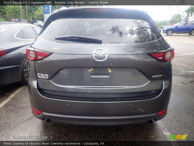 Machine Gray Metallic / Caturra Brown 2020 Mazda CX-5 Signature AWD