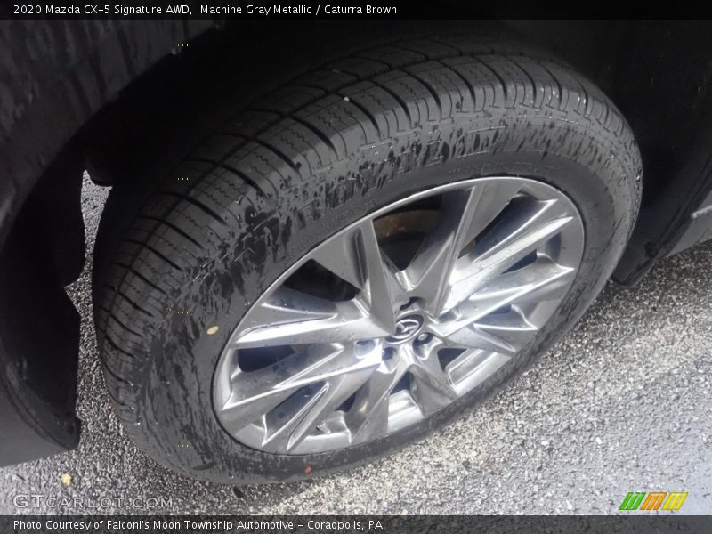 Machine Gray Metallic / Caturra Brown 2020 Mazda CX-5 Signature AWD