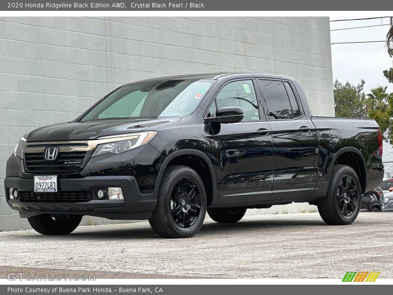 Crystal Black Pearl / Black 2020 Honda Ridgeline Black Edition AWD