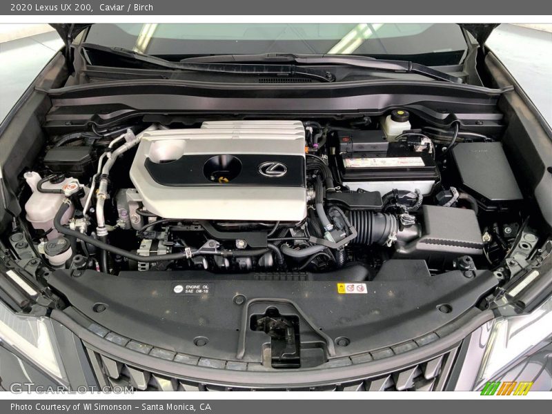  2020 UX 200 Engine - 2.0 Liter DOHC 16-Valve VVT-i 4 Cylinder