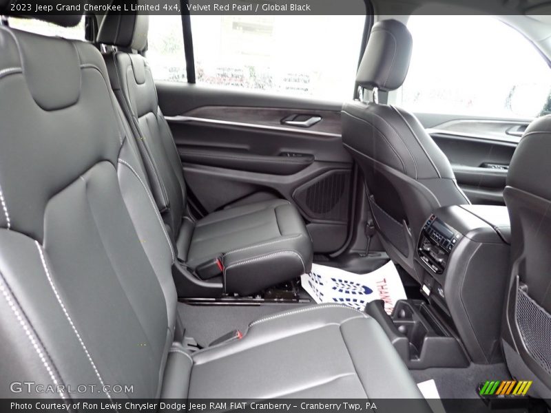 Velvet Red Pearl / Global Black 2023 Jeep Grand Cherokee L Limited 4x4