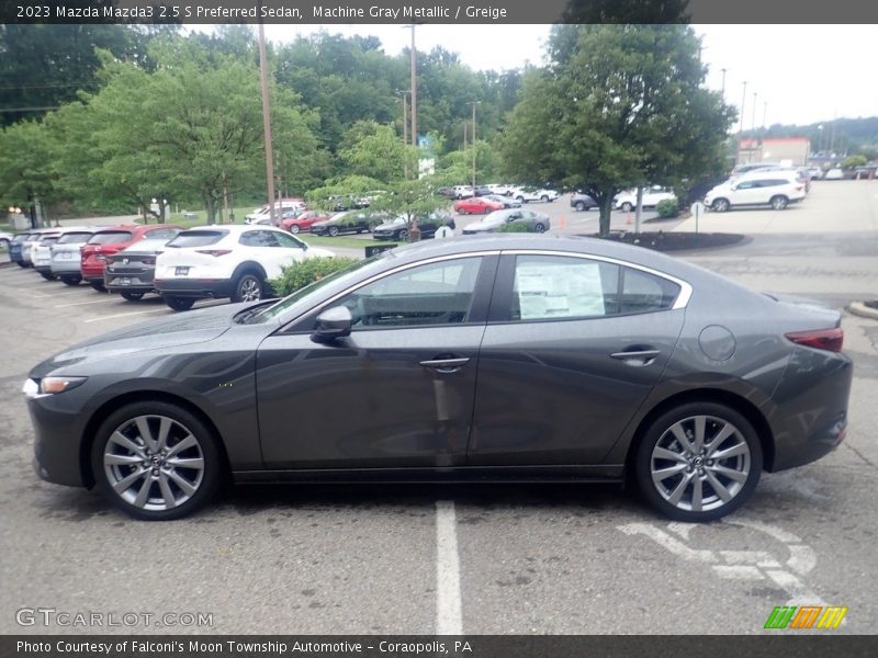  2023 Mazda3 2.5 S Preferred Sedan Machine Gray Metallic
