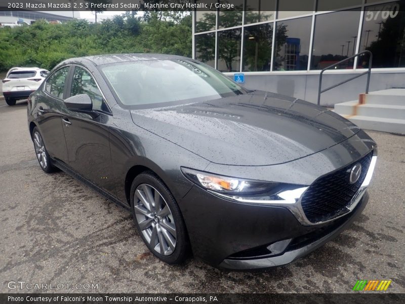  2023 Mazda3 2.5 S Preferred Sedan Machine Gray Metallic