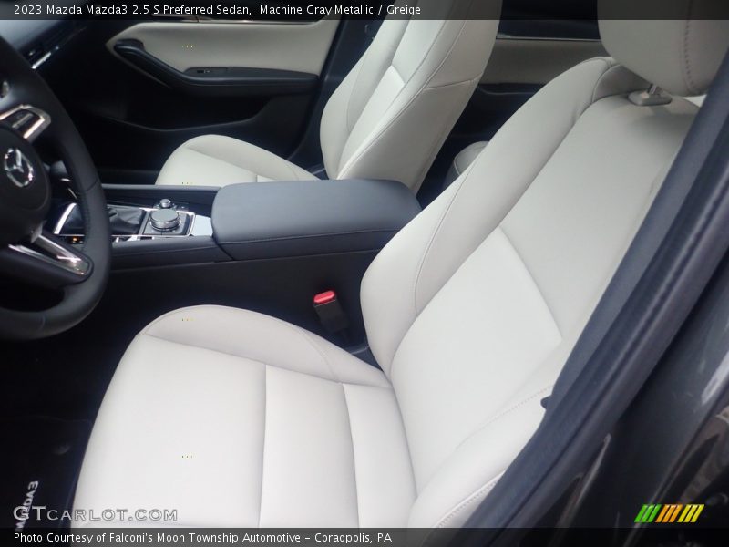 Front Seat of 2023 Mazda3 2.5 S Preferred Sedan