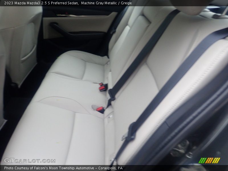 Rear Seat of 2023 Mazda3 2.5 S Preferred Sedan