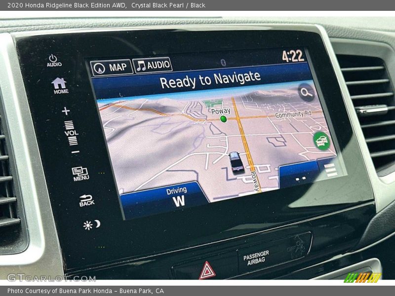Crystal Black Pearl / Black 2020 Honda Ridgeline Black Edition AWD