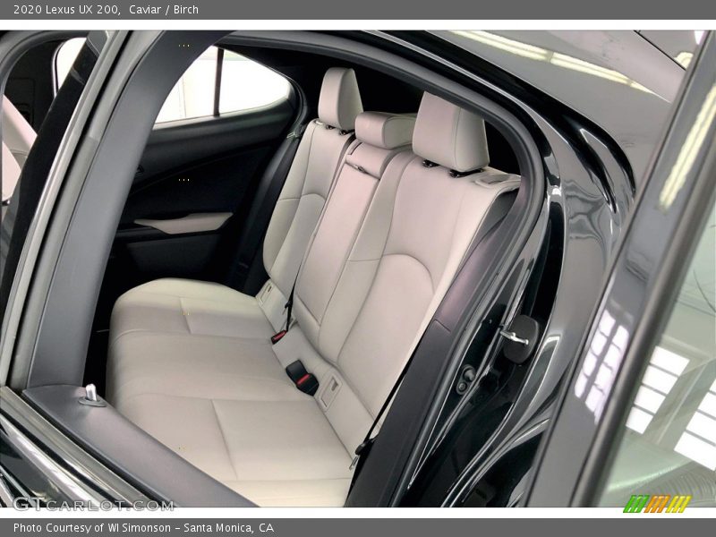 Rear Seat of 2020 UX 200