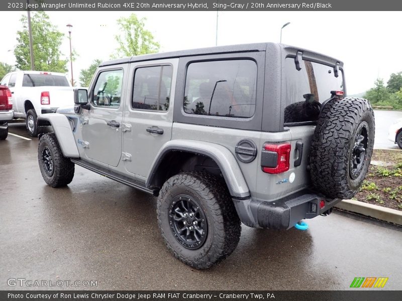 Sting-Gray / 20th Anniversary Red/Black 2023 Jeep Wrangler Unlimited Rubicon 4XE 20th Anniversary Hybrid