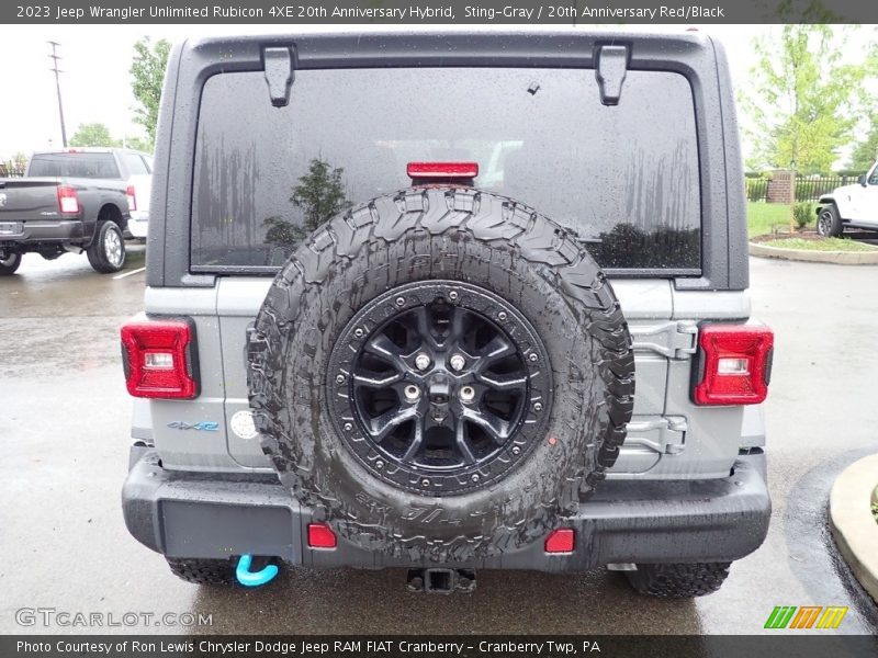 Sting-Gray / 20th Anniversary Red/Black 2023 Jeep Wrangler Unlimited Rubicon 4XE 20th Anniversary Hybrid