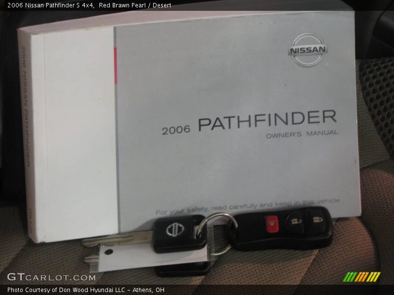 Red Brawn Pearl / Desert 2006 Nissan Pathfinder S 4x4