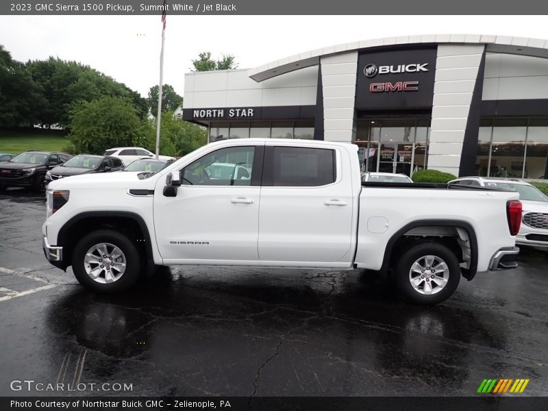 Summit White / Jet Black 2023 GMC Sierra 1500 Pickup