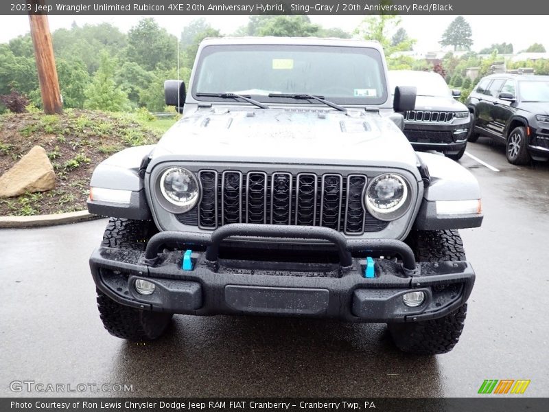 Sting-Gray / 20th Anniversary Red/Black 2023 Jeep Wrangler Unlimited Rubicon 4XE 20th Anniversary Hybrid