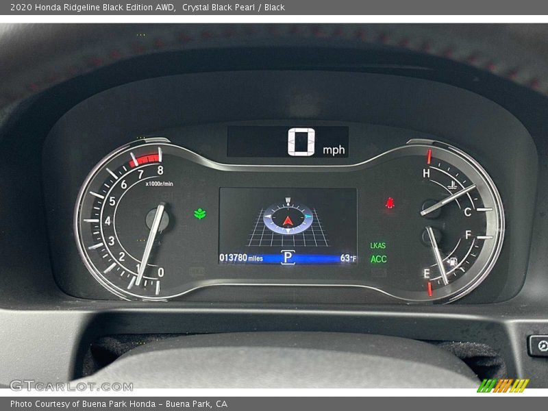  2020 Ridgeline Black Edition AWD Black Edition AWD Gauges