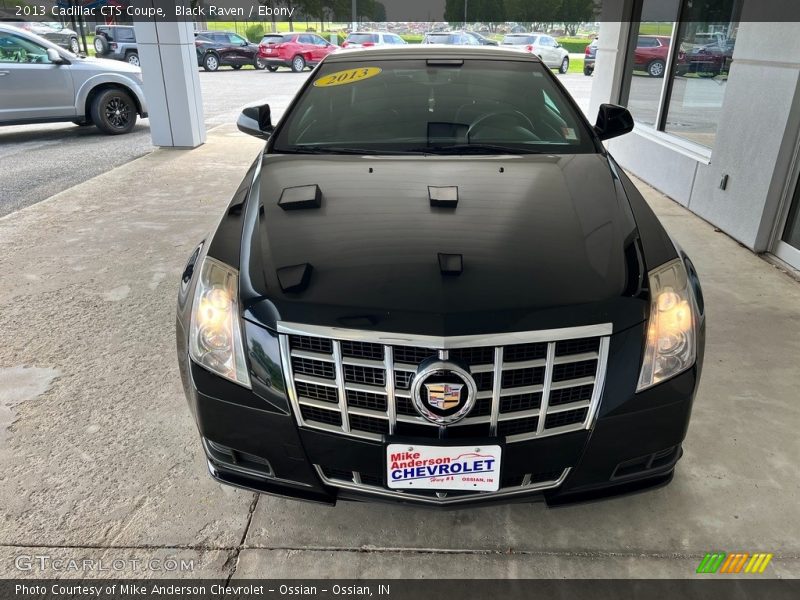 Black Raven / Ebony 2013 Cadillac CTS Coupe