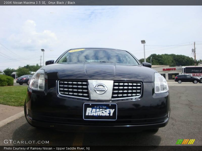 Onyx Black / Black 2006 Nissan Maxima 3.5 SE