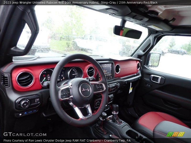 Sting-Gray / 20th Anniversary Red/Black 2023 Jeep Wrangler Unlimited Rubicon 4XE 20th Anniversary Hybrid