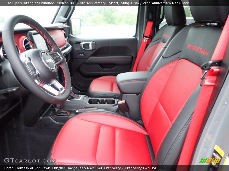 Sting-Gray / 20th Anniversary Red/Black 2023 Jeep Wrangler Unlimited Rubicon 4XE 20th Anniversary Hybrid