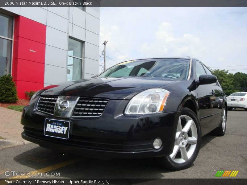 Onyx Black / Black 2006 Nissan Maxima 3.5 SE