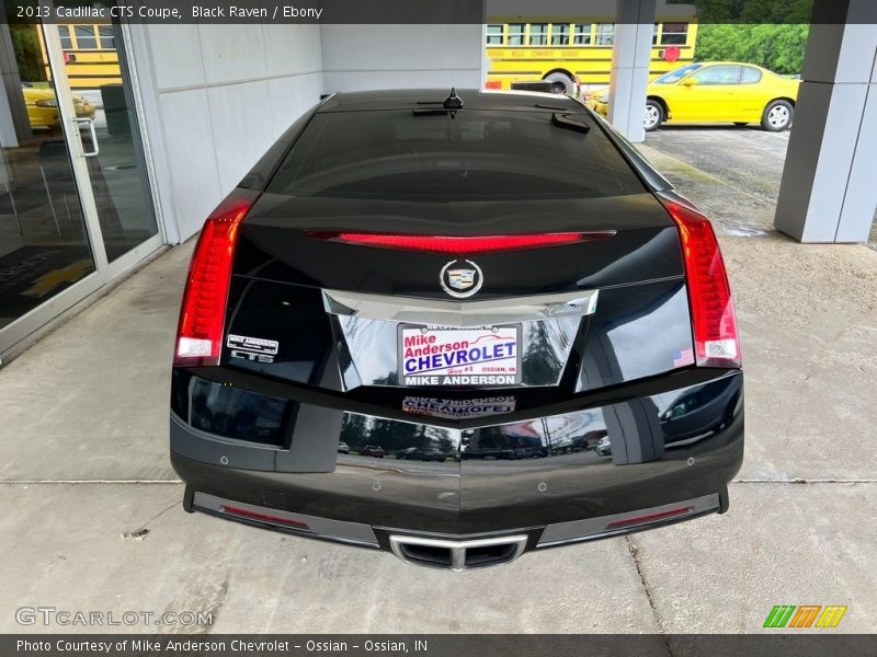 Black Raven / Ebony 2013 Cadillac CTS Coupe