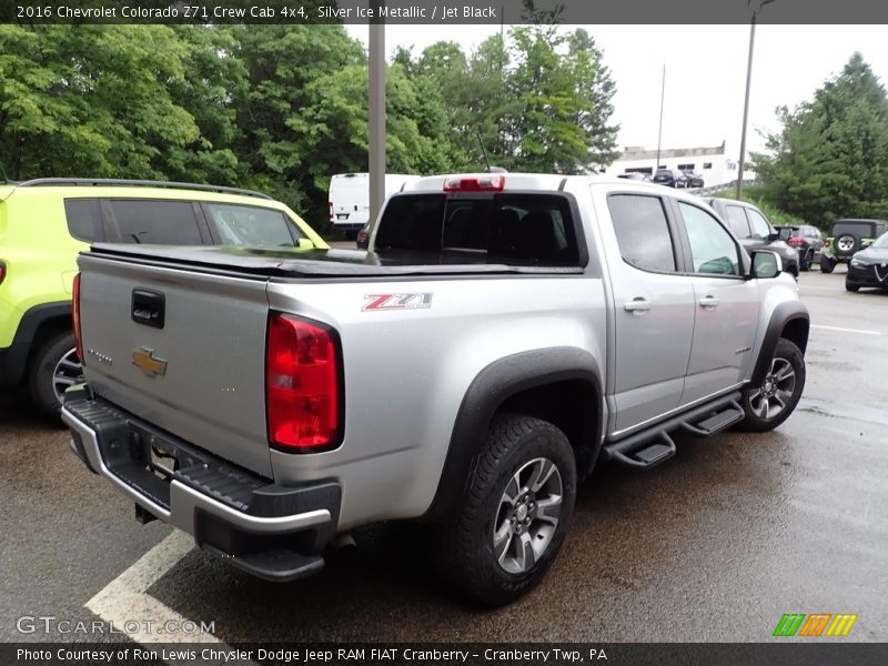Silver Ice Metallic / Jet Black 2016 Chevrolet Colorado Z71 Crew Cab 4x4