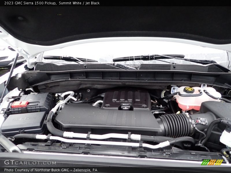Summit White / Jet Black 2023 GMC Sierra 1500 Pickup