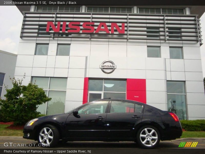 Onyx Black / Black 2006 Nissan Maxima 3.5 SE