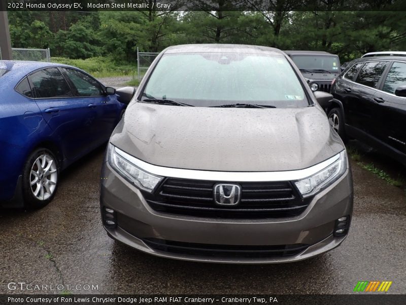 Modern Steel Metallic / Gray 2022 Honda Odyssey EX
