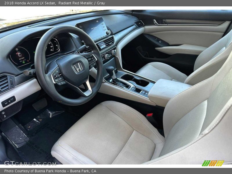 Gray Interior - 2018 Accord LX Sedan 