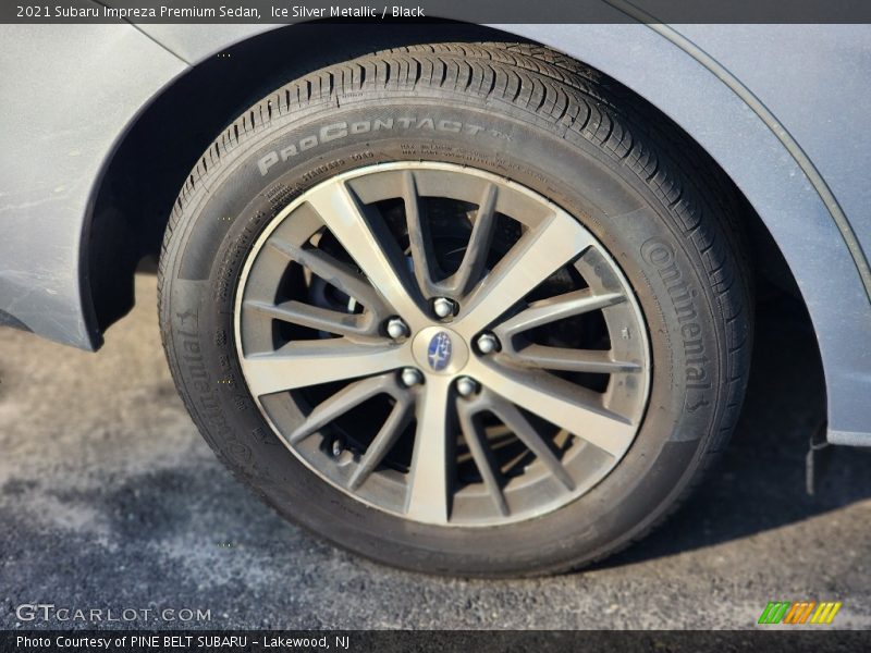 Ice Silver Metallic / Black 2021 Subaru Impreza Premium Sedan