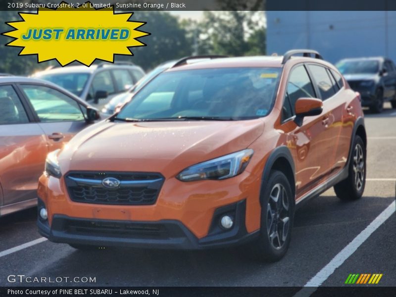 Sunshine Orange / Black 2019 Subaru Crosstrek 2.0i Limited