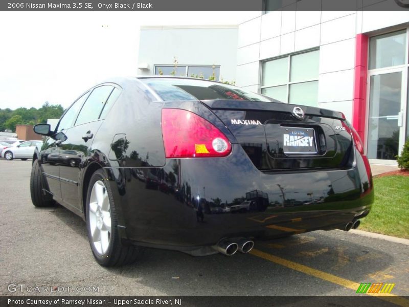 Onyx Black / Black 2006 Nissan Maxima 3.5 SE