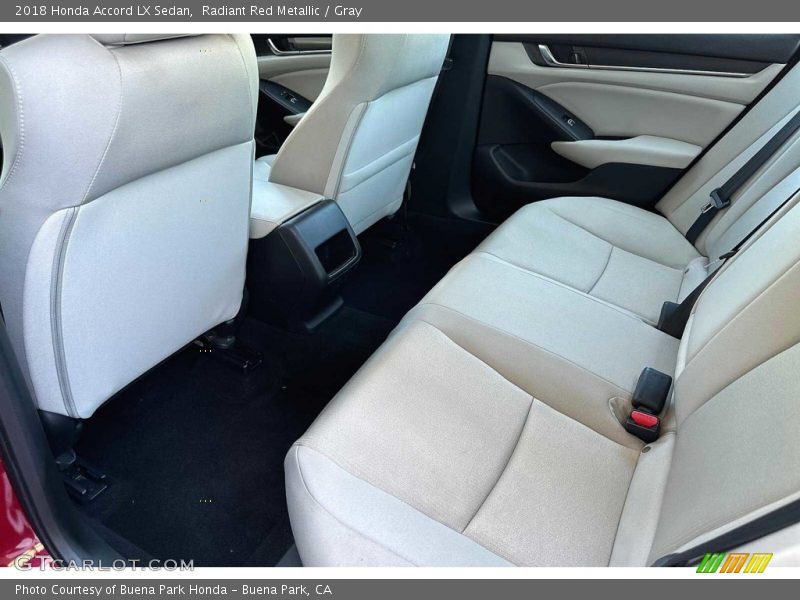 Rear Seat of 2018 Accord LX Sedan