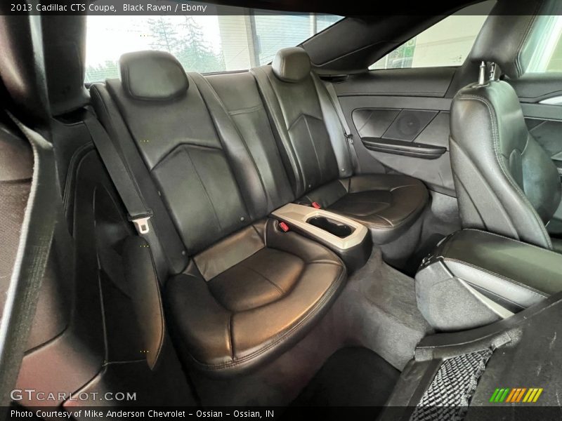 Rear Seat of 2013 CTS Coupe