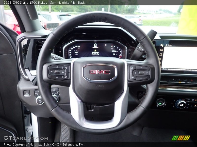Summit White / Jet Black 2023 GMC Sierra 1500 Pickup
