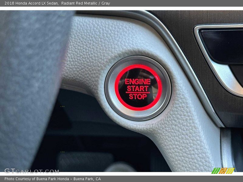 Radiant Red Metallic / Gray 2018 Honda Accord LX Sedan