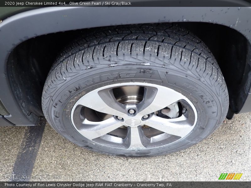 Olive Green Pearl / Ski Gray/Black 2020 Jeep Cherokee Limited 4x4