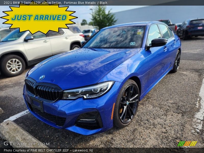 Portimao Blue Metallic / Black 2021 BMW 3 Series 330i xDrive Sedan