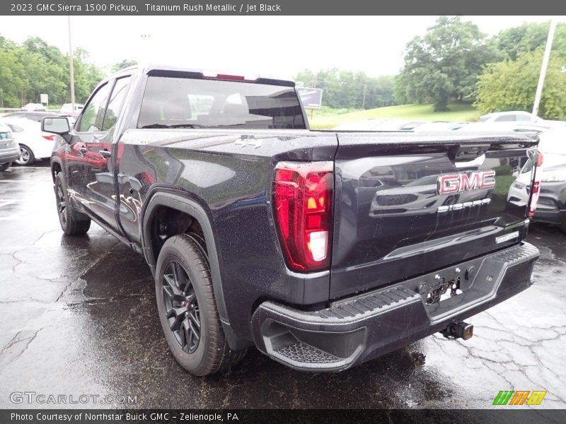 Titanium Rush Metallic / Jet Black 2023 GMC Sierra 1500 Pickup