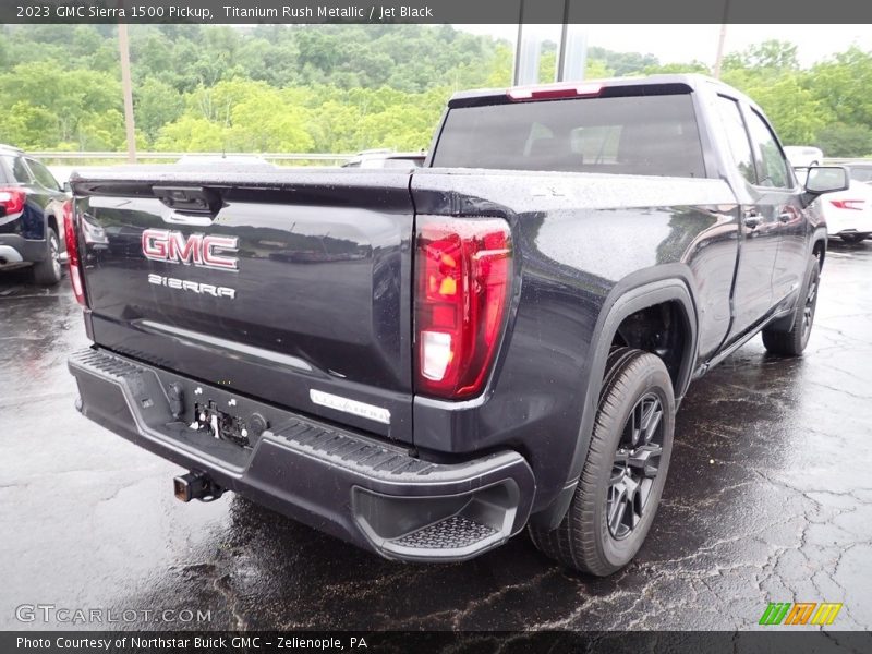 Titanium Rush Metallic / Jet Black 2023 GMC Sierra 1500 Pickup