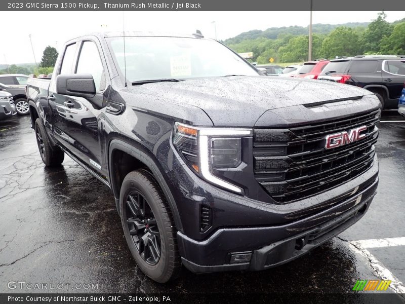 Titanium Rush Metallic / Jet Black 2023 GMC Sierra 1500 Pickup