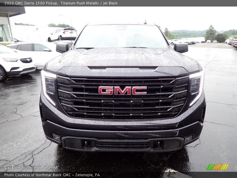 Titanium Rush Metallic / Jet Black 2023 GMC Sierra 1500 Pickup