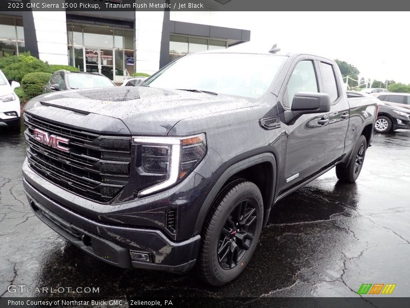 Titanium Rush Metallic / Jet Black 2023 GMC Sierra 1500 Pickup