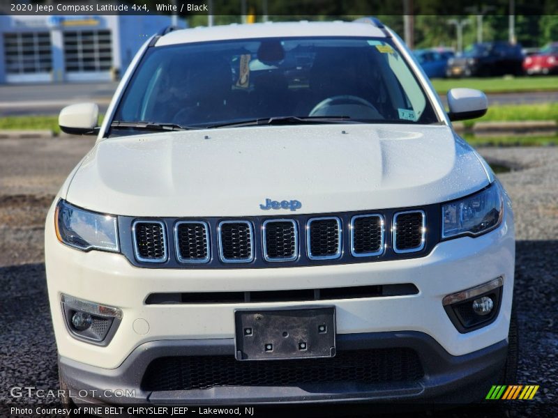 White / Black 2020 Jeep Compass Latitude 4x4