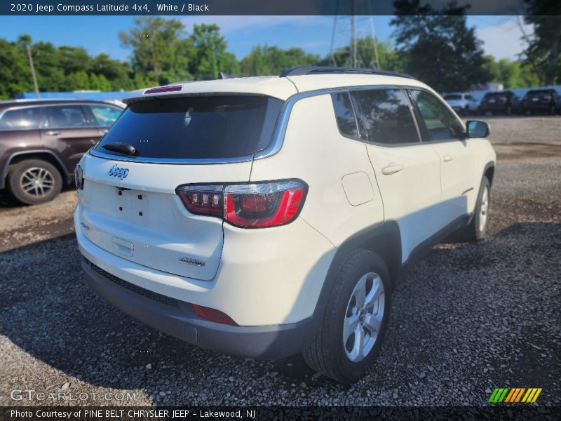 White / Black 2020 Jeep Compass Latitude 4x4