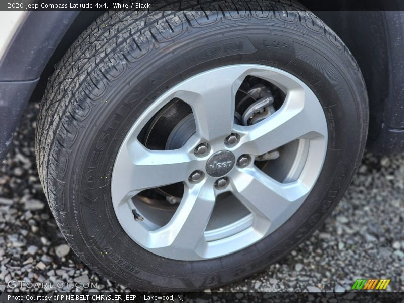 White / Black 2020 Jeep Compass Latitude 4x4