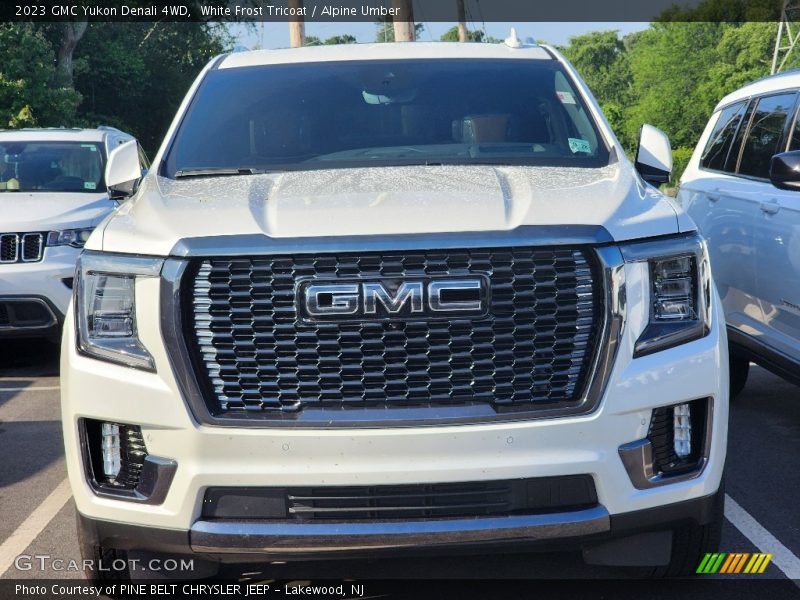 White Frost Tricoat / Alpine Umber 2023 GMC Yukon Denali 4WD