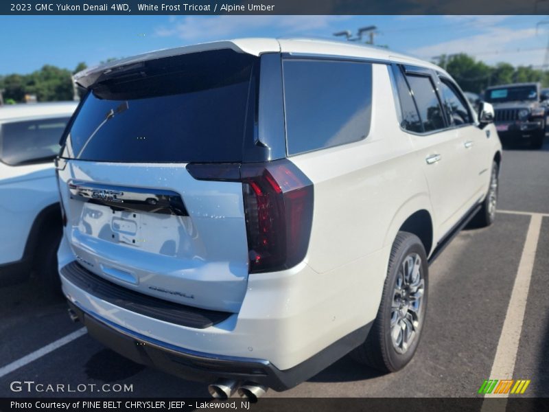 White Frost Tricoat / Alpine Umber 2023 GMC Yukon Denali 4WD